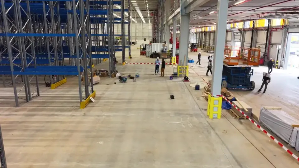 Installatiewerkzaamheden in het DC