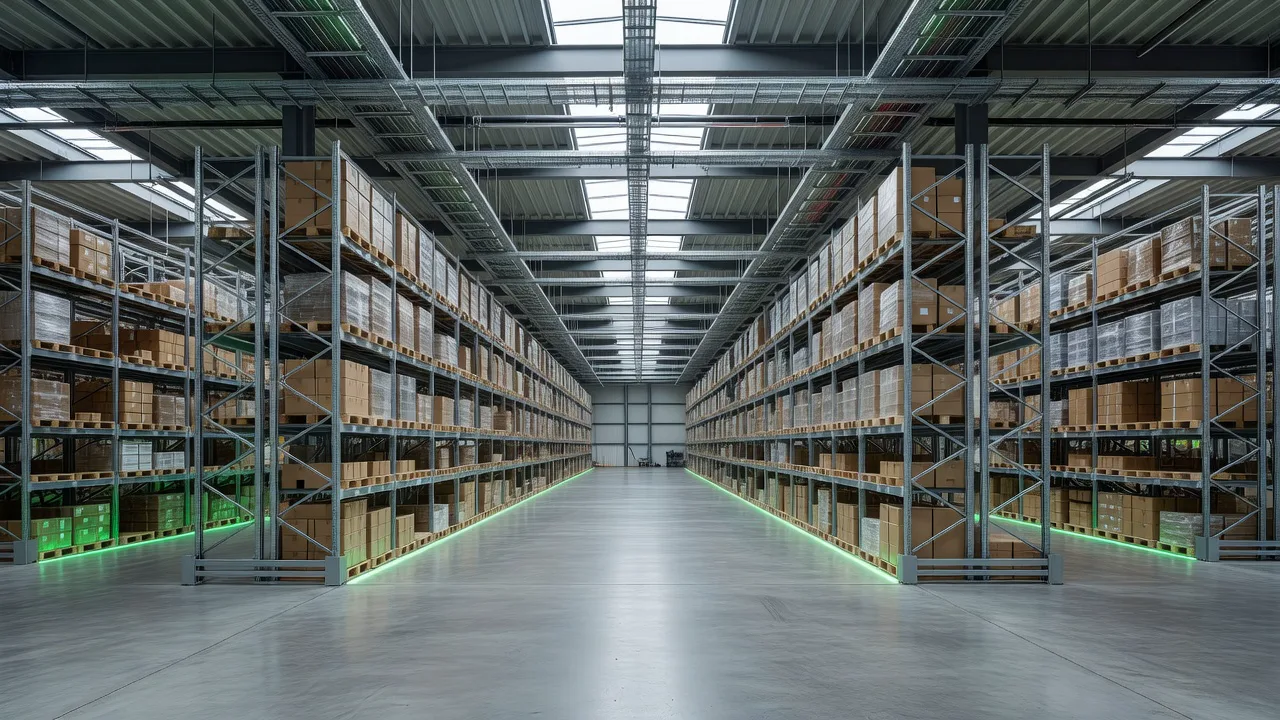 Overview of the Tiemex logistics hall where UTPinfra delivered the infrastructure
