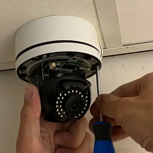 Camer beveiliging - Montage dome camera